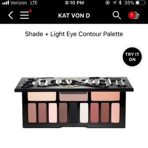 Kat von D shade + Light eye and face palette